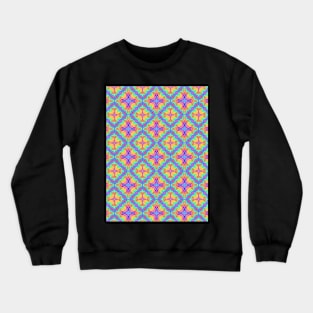 Neon Kaleidoscope Crewneck Sweatshirt